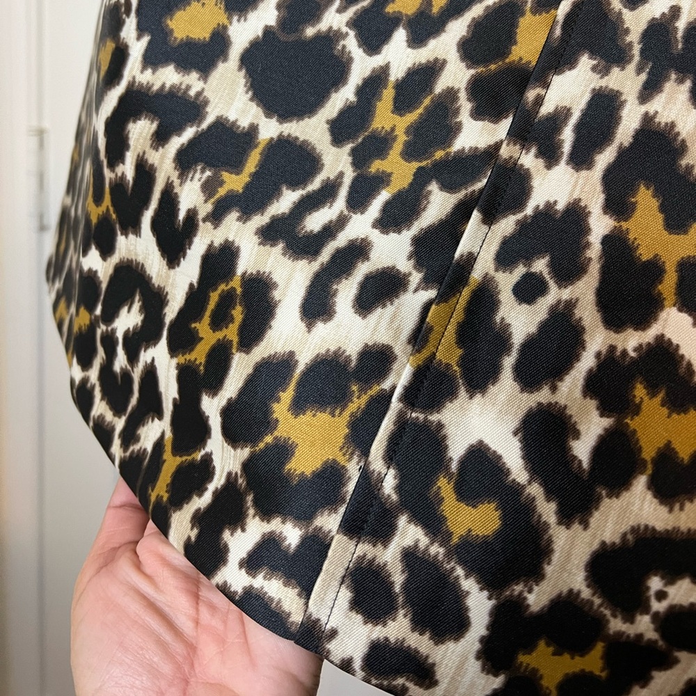 J.Crew Leopard Print Sleeveless Dress Size 2. - Picture 4 of 10